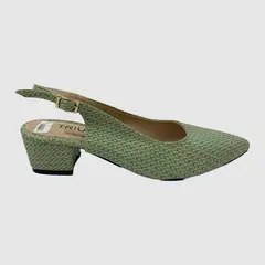 CALZADO TRIUNFO - Tacon destalonado - Verde -