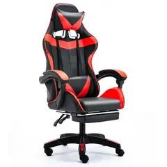 GENERICO - Silla Gamer Escritorio Ergonomica Giratoria Pc Gaming Luxury Rojo