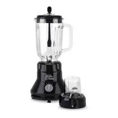 HOME ELEMENTS - LICUADORA 2815N JARRA DE VIDRIO CON CHOPPER 500W HELVV500N.