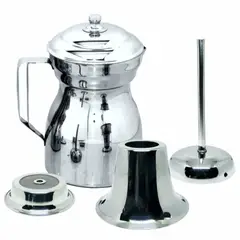 GENERICO - Olleta Chocolatera Cafetera En Acero Quirúrgico 2 Litros