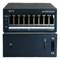 HIKVISION - DS-3E1309P-EI/M - Switch Poe 8 Ptos A 10/100m, Gestión Remota