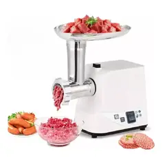 GENERICO - Molino Eléctrico Para Maíz Carne 2500w 6 En 1 Con Embutidor
