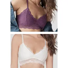FORMAS INTIMAS - Top Paq X2 Mujer Multicolor Fi 4198