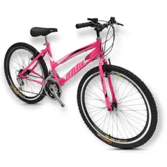 ATILA - Bicicleta Para Niña 24 Rines en Aluminio 18 Cambios Rosa