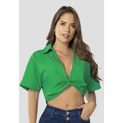 MARKETING PERSONAL - Camisa Mujer Verde Mp 9636