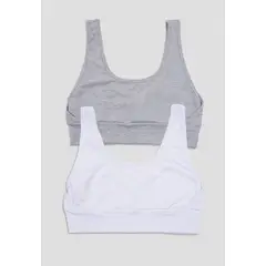 FORMAS INTIMAS - Top Paq X2 Mujer Bicolor Fi 110003