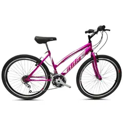 ATILA - Bicicleta para niña Rin 24 18 cambios verde fucsia