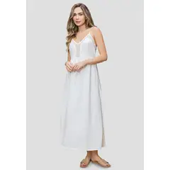 RUTTA - Vestido Largo Mujer Marfil 110715