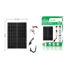 GENERICO - Panel Solar 120W CL1825 - Carga Eficiente para Teléfonos Baterías Altavoces