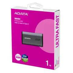 ADATA - Disco Duro Externo SE880 SSD 1TB USB-C