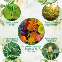 GENERICO - Kit De Fertilizantes Para La Siembra De Flores Silvestres