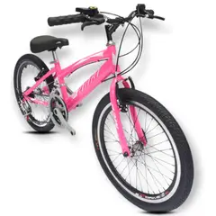 ATILA - Bicicleta Para Niña 20 Rines en Aluminio 18 Cambios Rosa