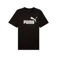 PUMA - Tshirt Camisa Marca Ess Logo Tee Original Negro Hombre