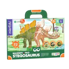 JUGANDO Y EDUCANDO - Juego Didáctico Pizarra Magnética Dinosaurios Para Niños
