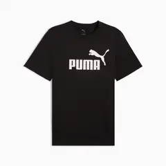 PUMA - Tshirt Camisa Marca Ess Logo Tee Original Azul Hombre