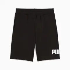 PUMA - Short Deportivo Marca Big Logo Original Negro Hombre