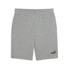 PUMA - Short Deportivo Marca Logo Slim Original Gris Hombre