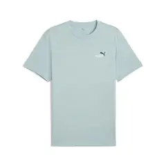PUMA - Tshirt Camisa Casual Marca Ess 2 Original Verde Hombre