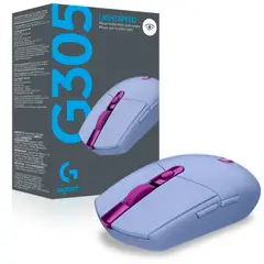 LOGITECH - Mouse Gamer Inalámbrico G305 Lila