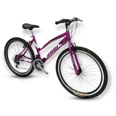ATILA - Bicicleta para mujer 26 Rines en Aluminio 18 Cambios Fucsia