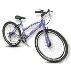 ATILA - Bicicleta Para Mujer 26 Rines en Aluminio 18 Cambios Lila