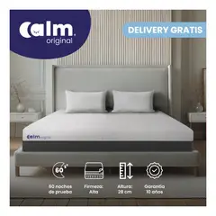 CALM - Colchón Original Queen Ortopédico con Memory Foam