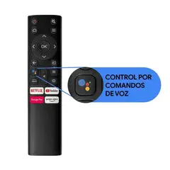 GENERICO - CONTROL REMOTO PARA KALLEY K-ATV SMART TV 1693V CON COMANDO DE VOZ