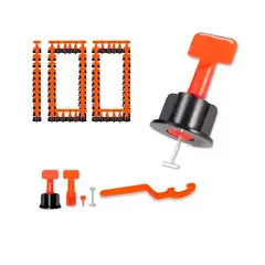 GENERICO - NIVELADORES PLASTICOS REUTILIZABLES X 100 UN PARA CERAMICA BALDOSA
