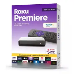 ROKU - Smart Tv Premiere 4k Hdr Full Hd Asistente De Voz Hdmi