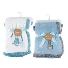 GENERICO - Cobija Para Bebé Bordada Para Niño Colores Surtidos