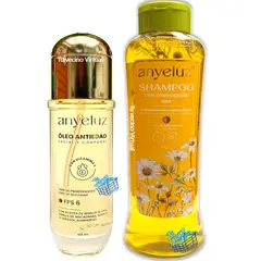 ANYELUZ - Shampo de Cafe y Oleo Antiedad