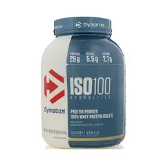 DYMATIZE - ISO100 Vainilla 100% Hidrolizada Premium Rápida Absorción 3LB