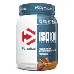 DYMATIZE - ISO100 Mantequilla Mani 100% Hidrolizada 610g