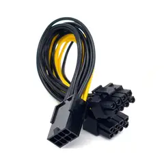 GENERICO - Splitter Pcie Para Tarjeta Video 8 Pines A Dual Pcie 8 (6+2)