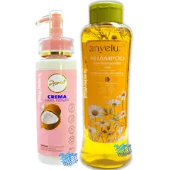 ANYELUZ - Shampoo Manzanilla Y Crema Para Peinar