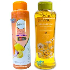 ANYELUZ - Shampoo Manzanilla y Coctel Frutas