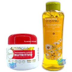 ANYELUZ - Shampoo Manzanilla y Tratamiento Capilar