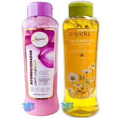 ANYELUZ - Shampoo Manzanilla y Acondicionador de Cebolla
