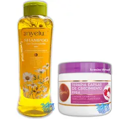 ANYELUZ - Shampo Manzanilla y Terapia Capilar Cebolla