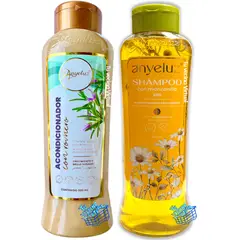 ANYELUZ - Shampoo Manzanilla y Acondicionador de Romero