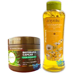 ANYELUZ - Shampoo Manzanilla y Bioterapia Capilar