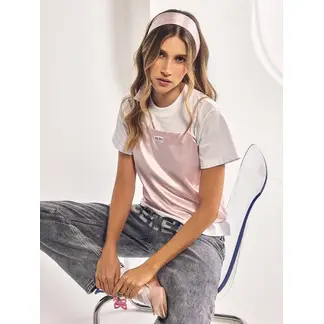 CELEIT - CELĒIT CAMISETA SATIN ROSADA
