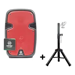 NIATEC - Parlante Cabina Recargable 6.5 Nt-pb9876 Rd Bt Tws+base