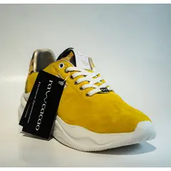 GENERICO - Tenis Cuero Gamuza Amarillo Rawcacao Dubai