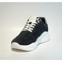 GENERICO - Tenis Cuero Gamuza Negro Rawcacao Dubai