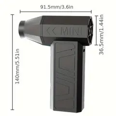 GENERICO - Mini Ventilador Turbo Portatil Recargable Soplador Multiusos