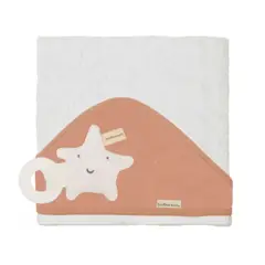 BIMBIDREAMS - Capa de baño para bebe con mordedor Algodón 100%