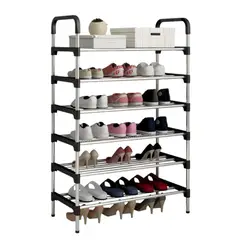 GENERICO - Organizador Metálico 6 Niveles Para 18 Pares De Zapatos