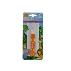 BOOGY - Cuchara Silicona Bebé Infantil Naranja