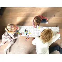 JUGANDO Y EDUCANDO - Kit Artístico Adhesivo Para Colorear Espacial Para Niños